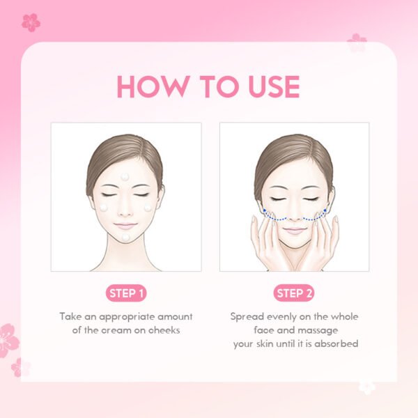 LAIKOU Sakura Essence Cream Vanishing Cream Moisturizing and Hydrating in Autumn and Winter Factory Wholesale - Image 5